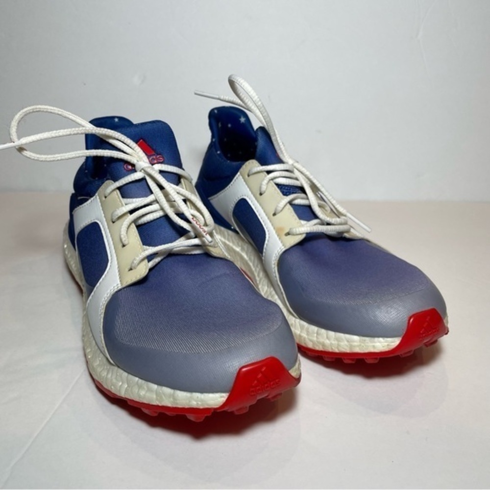 Adidas Women's Climacross Boost US Open Golf Shoes‎ Red/White/Blue USA Sz. 7.5
